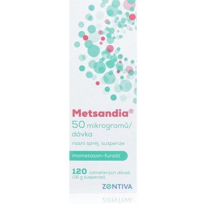 METSANDIA 50MCG/DÁV NAS SPR SUS 120DÁV – Zboží Mobilmania