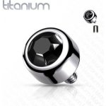 Šperky4U náhradní kamínek k dermálu titan TIT1089-04K – Hledejceny.cz
