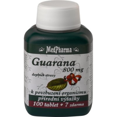 MedPharma Guarana 800 mg 107 tablet – Zboží Mobilmania