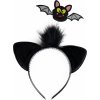 Karnevalový kostým Čelenka netopýr s ušima pro