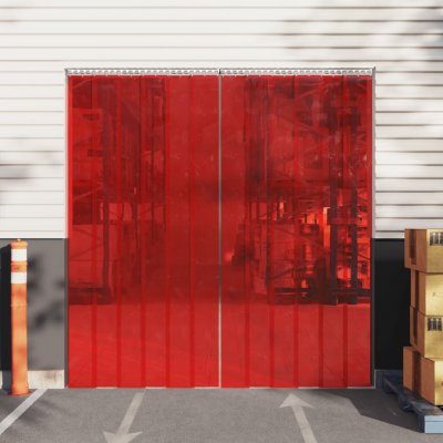 zahrada-XL Závěs do dveří červený 300 mm x 2,6 mm 25 m PVC – Hledejceny.cz