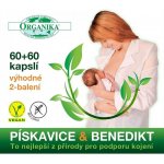Organika Benedikt lékařský + Pískavice řecké seno 60 + 60 kapslí – Hledejceny.cz
