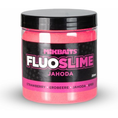 MikBaits Obalovací Dip Fluo Slime Jahoda Exclusive 100 g – Hledejceny.cz