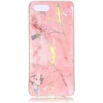 Pouzdro JustKing plastové mramor Honor 7S - růžové – Zboží Živě