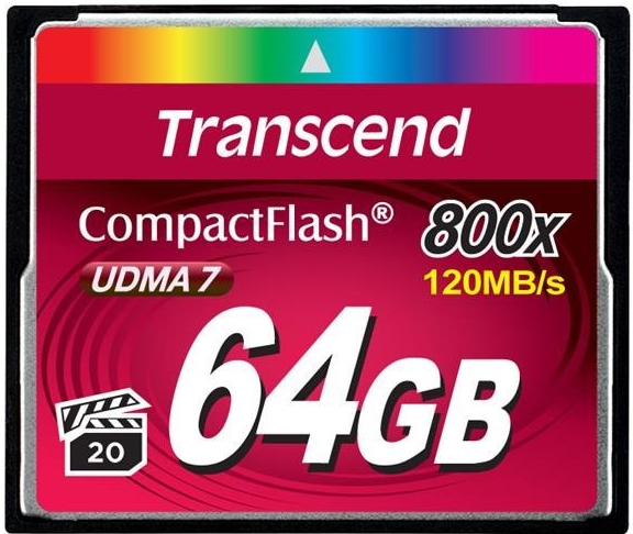 Transcend CompactFlash 64 GB TS64GCF800