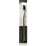 Swissdent Profi Whitening Active Coal Soft kartáček s měkkými štětinami s aktivním uhlím Gold – Hledejceny.cz