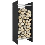 VidaXL Tvrzené sklo 40 x 35 x 100 cm černý – HobbyKompas.cz