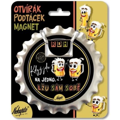 Nekupto Otvírák na pivo, podtácek Když jdu na jedno NOW – Hledejceny.cz