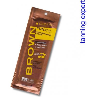 kaptajn båd blanding TannyMaxx Brown Exotic Funatic Dark Bronzing lotion 15 ml od 45 Kč -  Heureka.cz