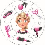 Puzzlika 13524 Profese 2 naučné 21 dílků – Zboží Dáma