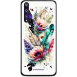 Pouzdro Mobiwear Glossy Huawei Nova 5T / Honor 20 - G017G Pírka a květy