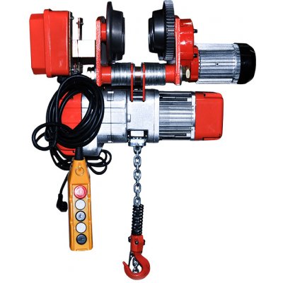 Elektrický řetězový kladkostroj s elektrickým pojezdem, 6m zdvih, 1t nosnost – Sleviste.cz