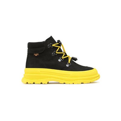 Froddo kotníková obuv Leon Wool Tex G3110242 Black/yellow – Zboží Mobilmania