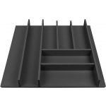 Příborník Elletipi Wood Line pro zásuvky 60 cm, černý buk,PLA O50060 BLT18 – Zboží Dáma