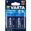 Baterie primární Varta LONGLIFE Power D 2ks 04920110412