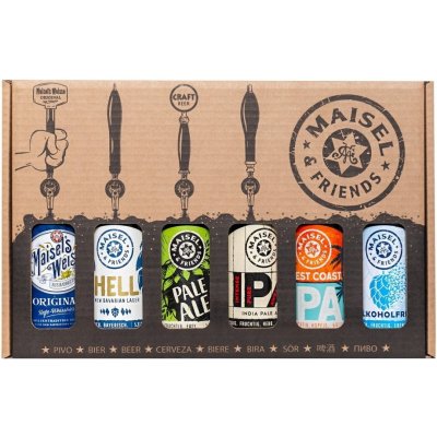 Maisel & Friends Dárkové balení 4,7% 6×0,33 l (sklo) – Sleviste.cz