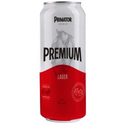 Primátor Premium světlý ležák 5% 0,5 l (plech)