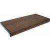 Parapet Deokork Vnitřní plastový parapet standardní fólie 50x500 mm Ořech STANDARD