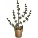 House Doctor Umělý stromek Cedar Stay Green 40 cm zelená barva plast – Sleviste.cz