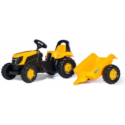 Rolly Toys Šlapací traktor JCB s přívěsem a nakladačem 02383 – Zboží Mobilmania