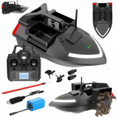 Bait Boat 500M Remote Control 2KG zatížení 3 zásobníky na návnady GPS 12000 mAh – Hledejceny.cz