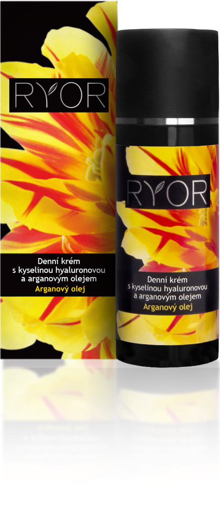 Ryor Argan denní krém s kyselinou hyaluronovou a arganovým olejem 50 ml