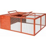 tectake 406281 skládací murphy s otvíracím střešním panelem 150 x 103 x 53 cm hnědá – Zboží Dáma