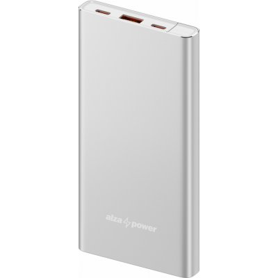AlzaPower Metal Gen2 10000mAh stříbrná – Zbozi.Blesk.cz