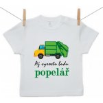 Boodyy Tričko s krátkým rukávem Až vyrostu budu popelář – Zboží Dáma