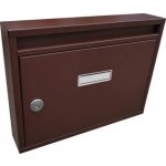 DOLS E-01 BASIC RAL8017 - poštovní schránka do bytových a panelových domů, hnědá – Zboží Mobilmania