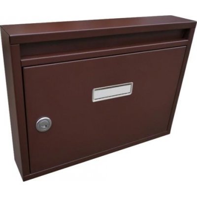 DOLS E-01 BASIC RAL8017 - poštovní schránka do bytových a panelových domů, hnědá – Zboží Mobilmania