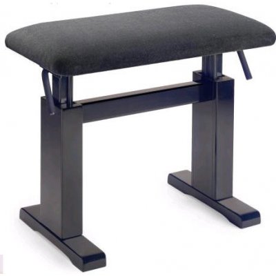 STAGG stolička pianová hydraulická palisandr/černý samet – Zboží Mobilmania