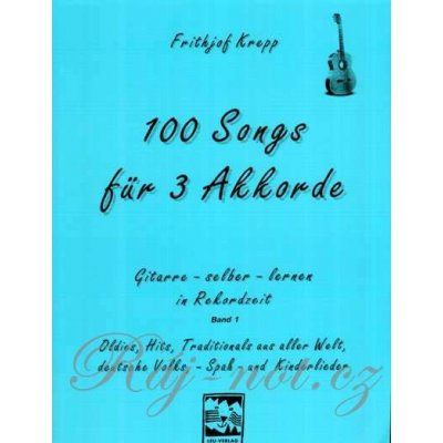 100 Songs für 3 Akkorde kytara a keyboard – Sleviste.cz