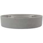 House Doctor Šedý kameninový svícen Ring 26 cm – Hledejceny.cz