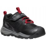 Keen dětské boty Wanduro Low Wp Black/Ribbon Red – Sleviste.cz