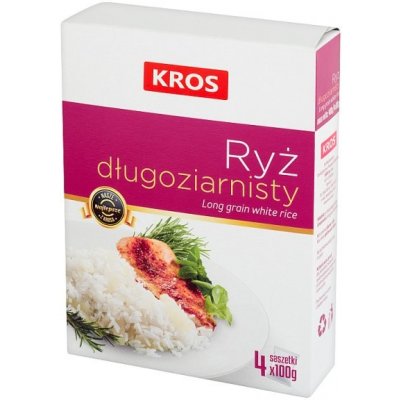 Kros Dlouhozrnná rýže bílá 400 g – Zboží Dáma