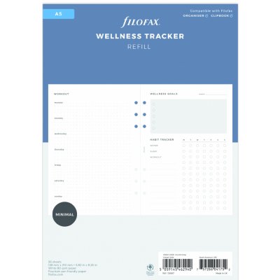 Filofax Náplň wellness plánování A5 – Zboží Dáma
