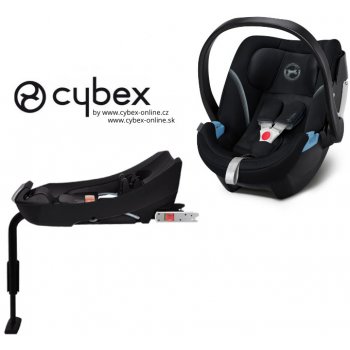 Cybex ATON 5 + základna do auta BASE 2-FIX 2022 Deep Black