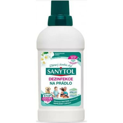 SANYTOL Dezinfekcia na bielizeň s vôňou bielych kvetov 0,5 l – HobbyKompas.cz