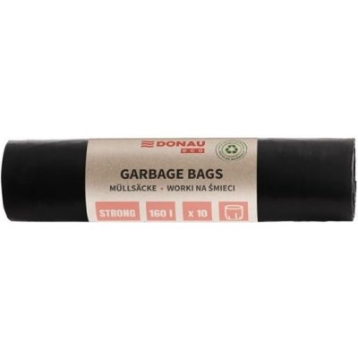 DONAU Pytle ECO strong LDPE 160l 70 µm 10 ks černé – Zboží Mobilmania