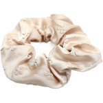 Látková gumička do vlasů Barva: béžová – Hledejceny.cz