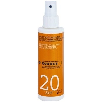 Korres Sun Care Spray Yogurt emulze na opalování SPF20 150 ml