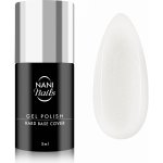 NANI gel lak Hard Base Cover Milky Shine 5 ml – Zboží Mobilmania