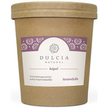 Dulcia Natural aromaterapeutická solná koupel s levandulí 550 g