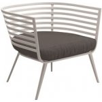 Gloster Nízké křeslo Vista,82x72x71 cm, rám hliník white, sedák venkovní tkanina kategorie B Seagull – Hledejceny.cz