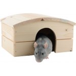 Vlastimil Morávek Domek dřevo morče obloukovitá střecha 23 x 17 x 14 cm – Hledejceny.cz