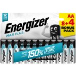 Energizer Max Plus AA 12ks 7638900423327 – Zboží Mobilmania