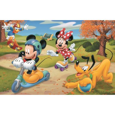 TREFL Mickey Mouse: Bruslení v parku 54 dílků