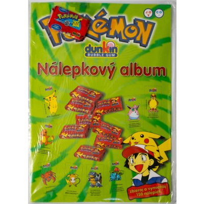 Nálepkový album Pokemon Dunkin Zelený – Zbozi.Blesk.cz