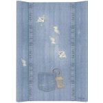 Ceba Baby podložka na komodu 2-hranná Denim Style Shabby modrá měkká 70 x 50 – Zbozi.Blesk.cz